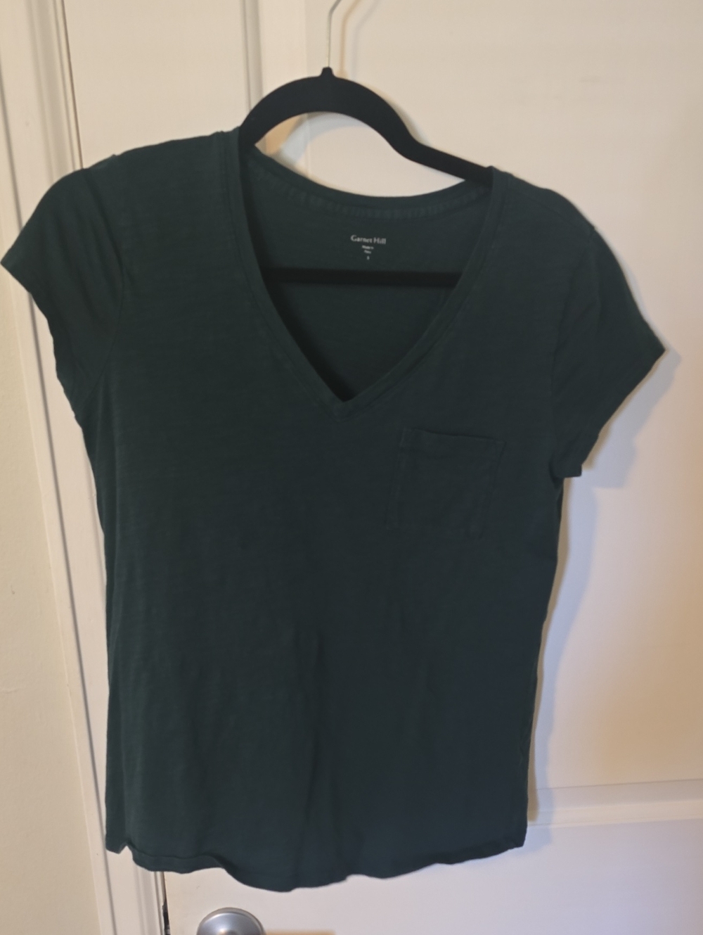 GAP Dark Teal V-Neck Pocket Tee